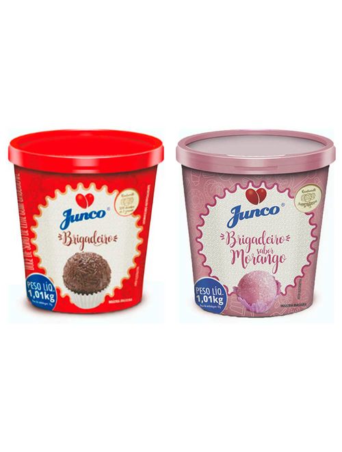 Kit Junco Pronto - Brigadeiro e Morango 1,01kg
