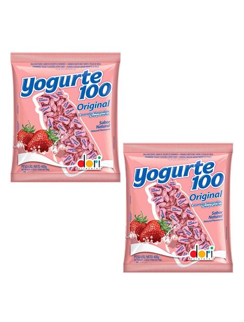 Kit 2 Balas Yogurte 100 Original 400g - Dori