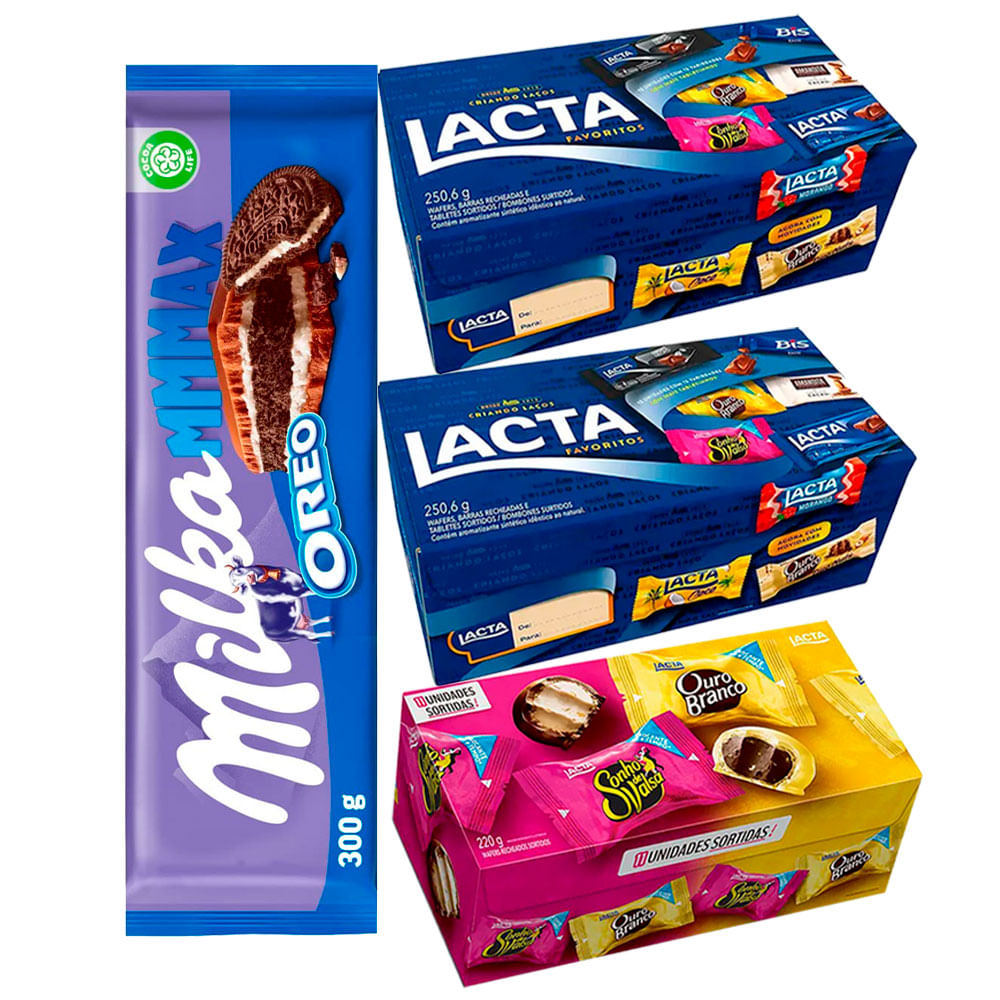 Combo Para Compartilhar Em Familia - Lacta