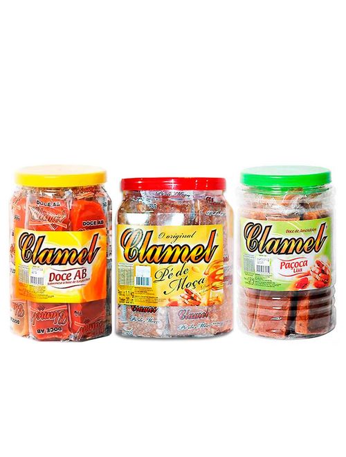 Kit Clamel 60 unidades - 3 Doces Sortidos
