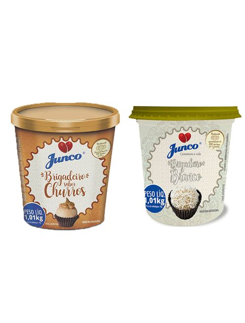 Kit Junco - Churros e Chocolate Branco 1,01kg