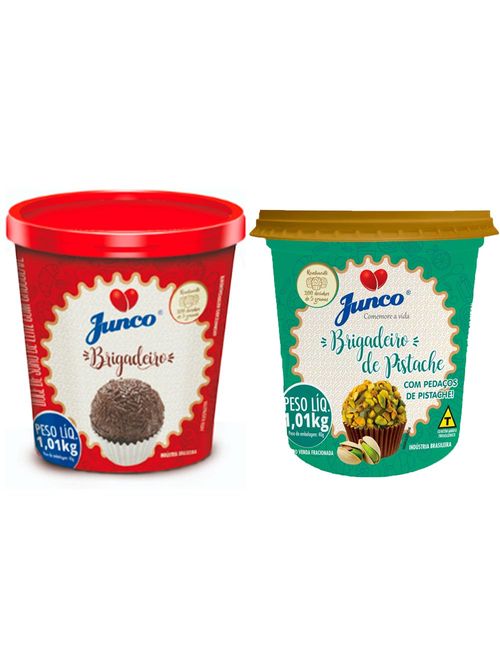 Kit Junco Pronto - Brigadeiro e Pistache 1,01Kg - Junco