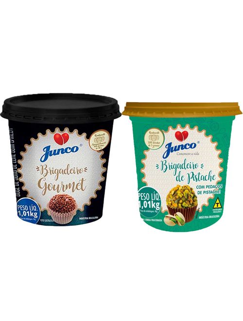 Kit Junco Pronto - Brigadeiro Gourmet e Pistache 1,01Kg - Junco
