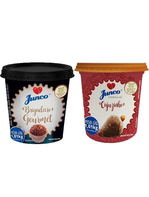 Kit Junco Pronto - Brigadeiro Gourmet e Cajuzinho 1,01Kg - Junco