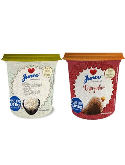 Kit Junco Pronto - Brig Branco e Cajuzinho 1,01Kg - Junco