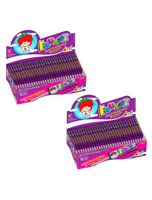 Kit com 2pct Pirulito Mastigável Frutsy C/50 - Dori