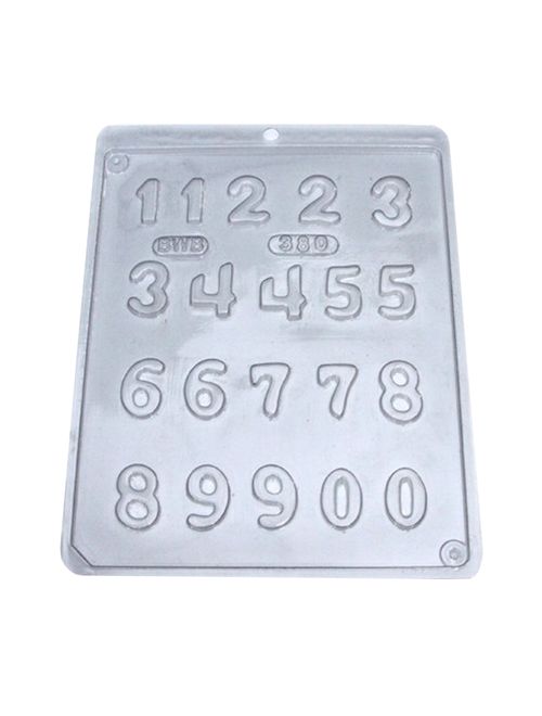 Forma PVC Números c/20 Cavidades Ref.380 - BWB