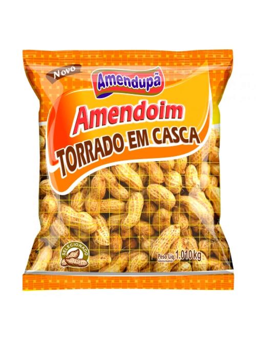 Amendoim Torrado com Casca 1,01Kg - Amendupã
