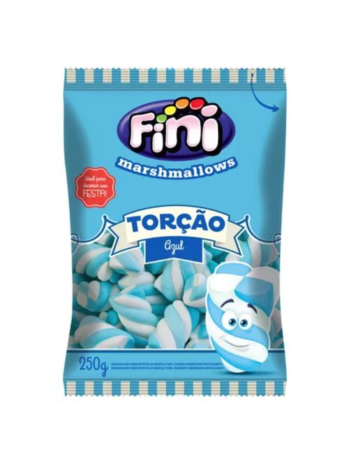 Marshmallow Torção Azul 250g - Fini