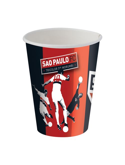 São Paulo Copo Papel c/8 - Festcolor