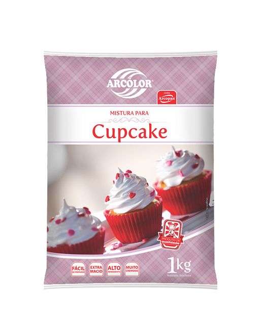 Mistura para Cupcake 1kg - Arcolor