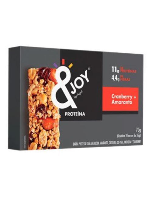Barra Mixed Nuts Cranberry e Amaranto 30g c/2 - Agtal &Joy