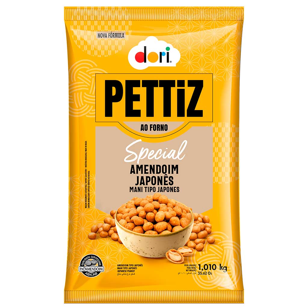 Pettiz Special Amendoim Japonês 1,01kg - Dori - Doce Malu