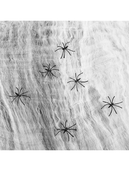 Halloween Enfeite Teia Branca com Aranha Ref.H046 - Silver Festas