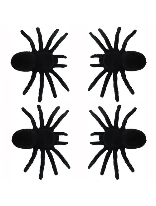 Halloween Enfeite Aranha Ref.H014 c/4 - Silver Festas
