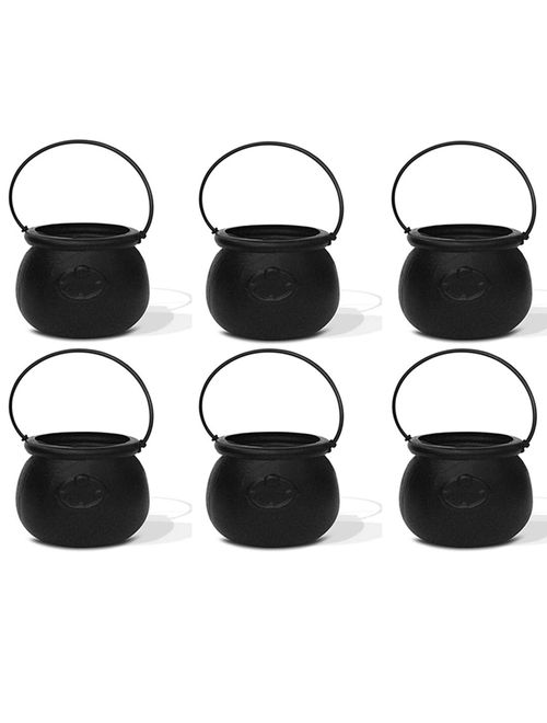 Halloween Enfeite Mini Caldeirão Ref.H027 c/6