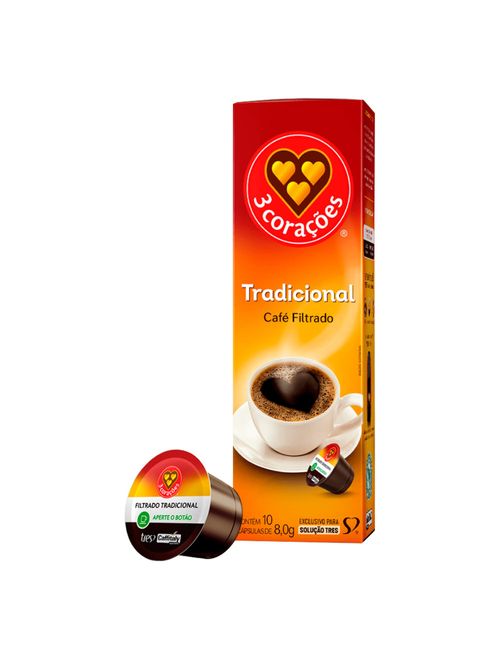 Capsula Café Filtrado Clássico c/10 - Três Corações
