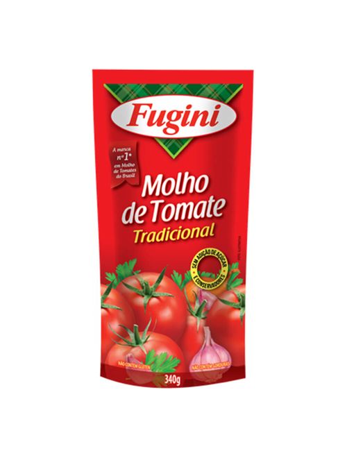Molho de Tomate Tradicional 340g - Fugini