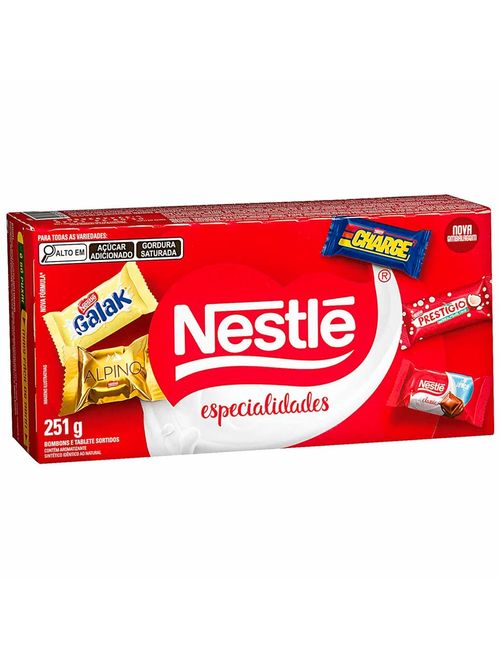Caixa de Bombom Especialidades 251g - Nestlé