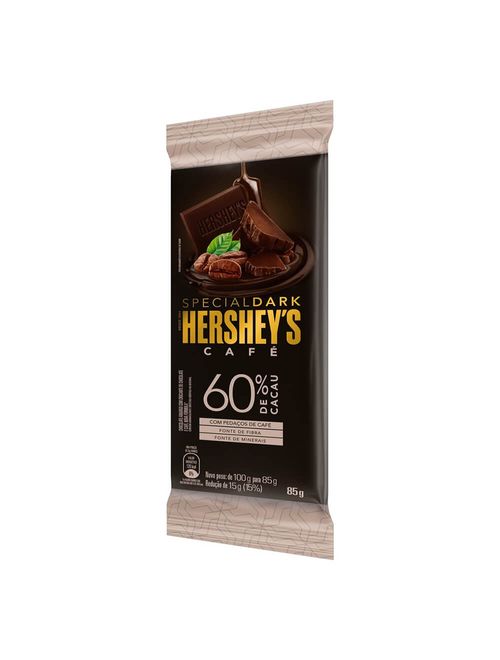 Tablete Chocolate Special Dark 60% Cacau Sabor Café 85g - Hersheys