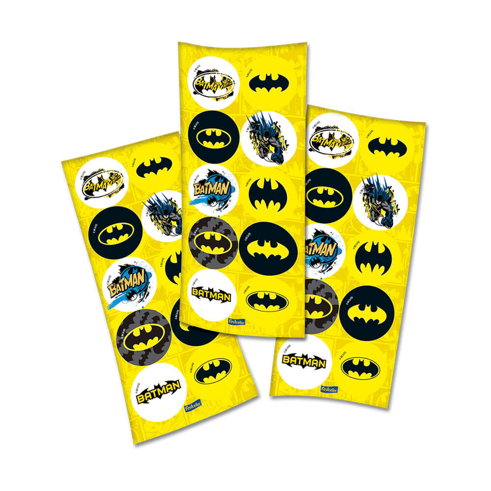Encontraproduto.com.br - Batman Geek Adesivo c/30 - Festcolor