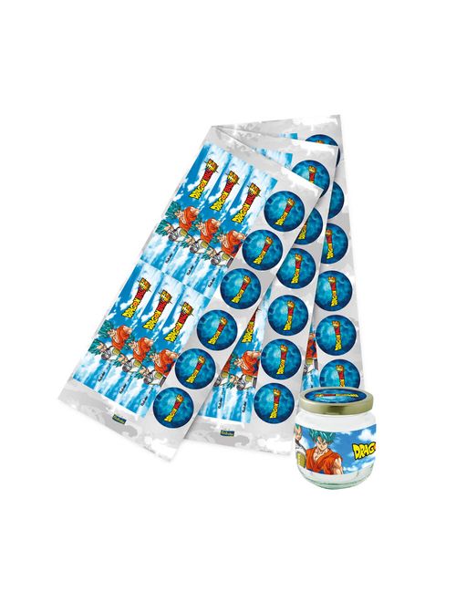 Dragon Ball Adesivo Lembrança c/36 - Festcolor