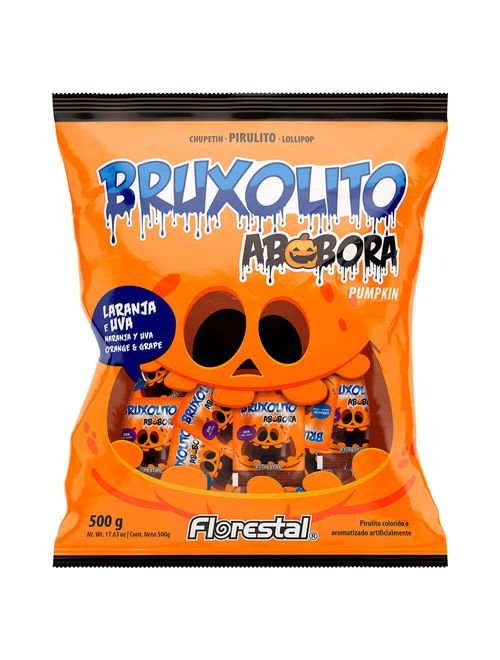 Pirulito Bruxolito Abóbora 500g - Florestal