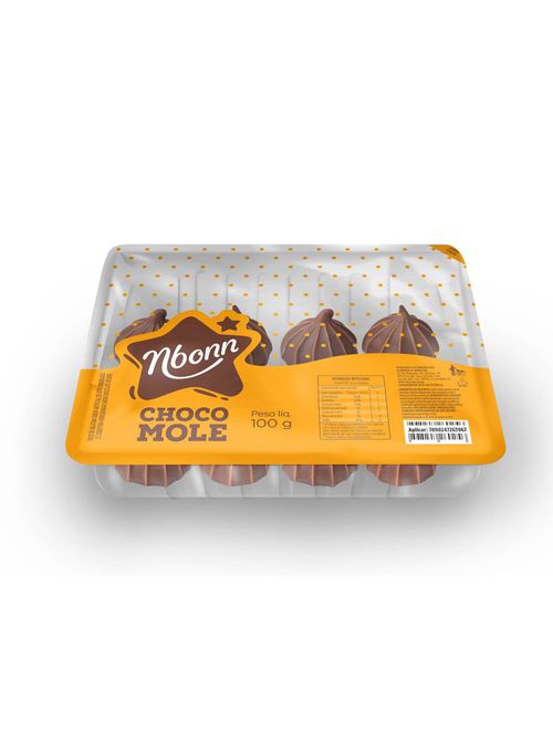 Doce Maria Mole com Cobertura de Chocolate Chocomole c/6 - Nbonn
