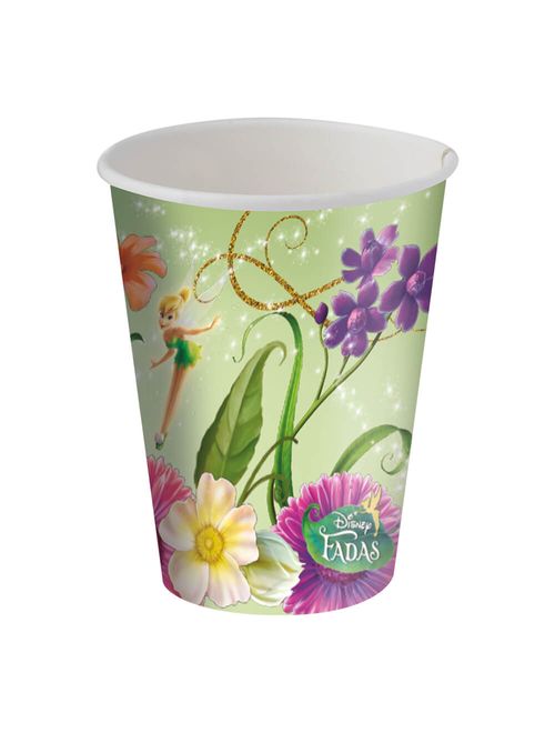 Fadas Disney Copo Papel 200ml c/8 - Festcolor