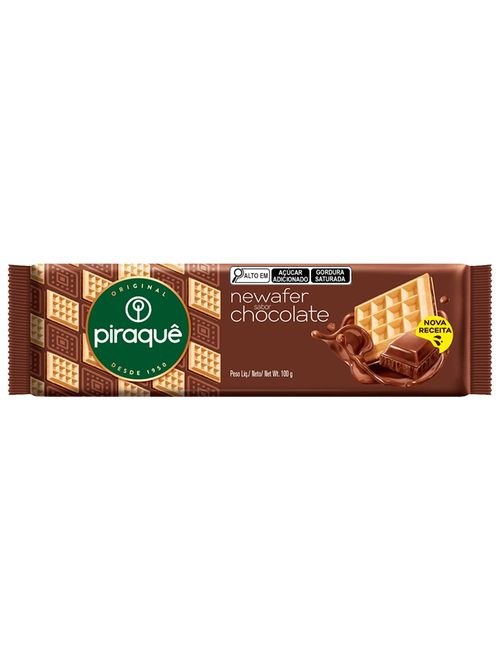 Biscoito Wafer Newafer Chocolate 100g - Piraquê