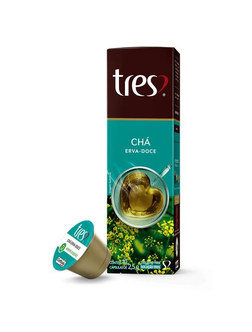 Cápsula Chá Erva Doce c/10 - Três Corações