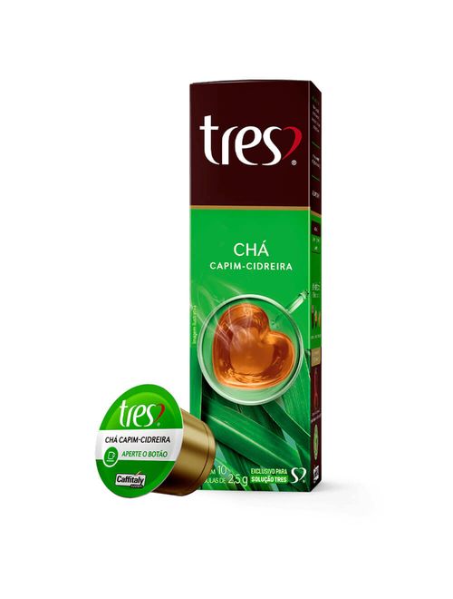 Cápsula Chá Capim Cidreira c/10 - Três Corações