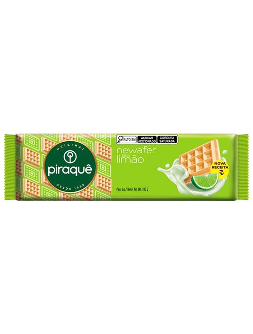 Biscoito Wafer Newafer Limão 100g - Piraquê