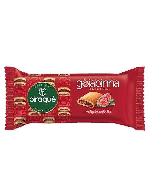 Biscoito Roladinho de Goiabinha 75g - Piraquê