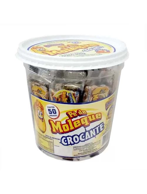 Pé de Moleque Crocante Embrulhado c/50 - Amendupã