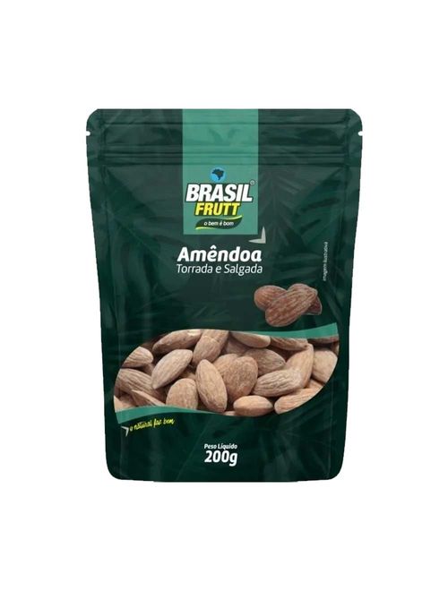 Amêndoa Torrada e Salgada 200g - Brasil Frutt