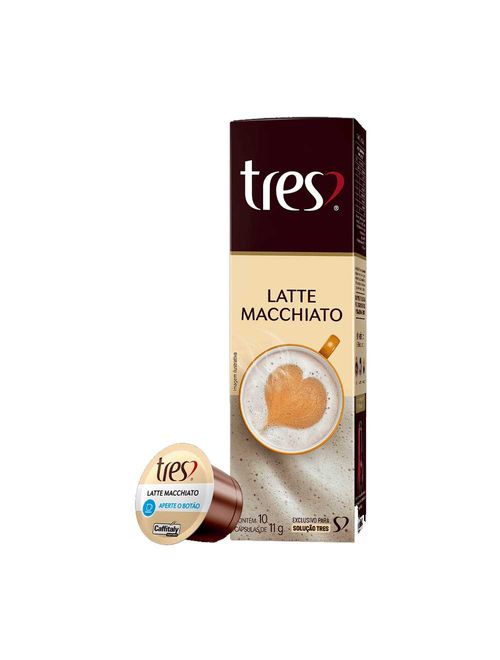 Cápsula Latte Macchiato 11g c/10 - Três Corações