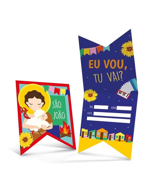 Festa Junina Convite São João c/8 - Cromus
