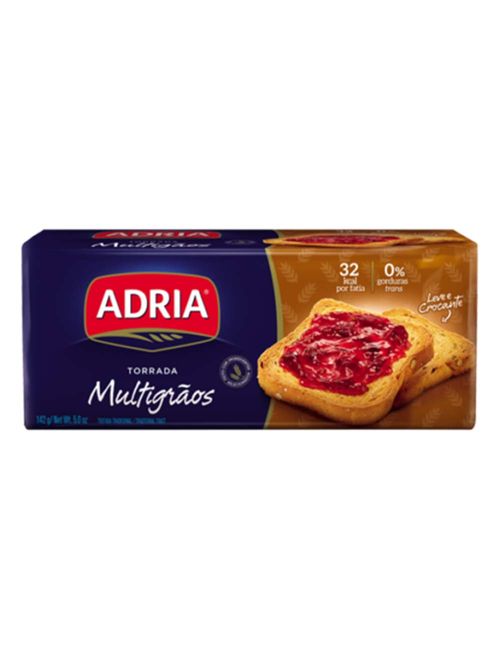 Torrada Multigrãos 142g - Adria