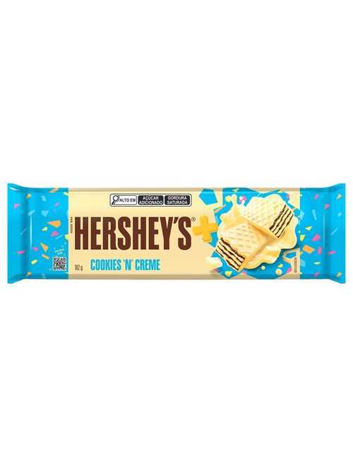 Chocolate Hersheys Mais Branco Cookies n Creme 102g - Hersheys