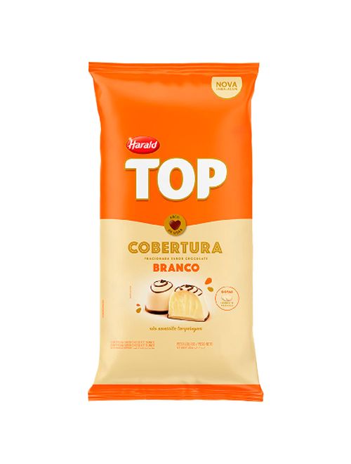 Gotas de Chocolate Fracionado Top Branco 2,050kg - Harald