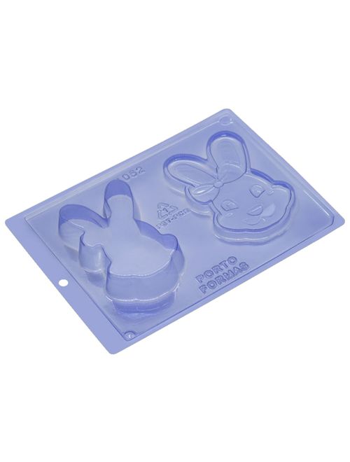 Forma PVC Silicone Coelha Porta Jóias Ref.1052 - Porto Formas
