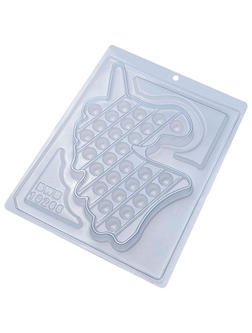 Forma PVC Pop It Unicórnio Ref.10268 - BWB