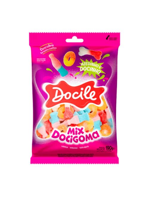 Bala de Goma Docigoma Mix 190g - Docile