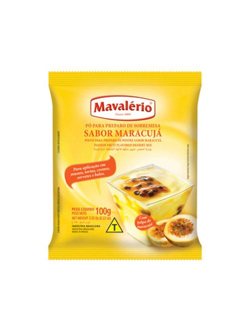 Pó para Sobremesa Maracujá 100g - Mavalério
