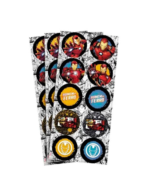 Homem de Ferro Convite Grande c/8 - Regina