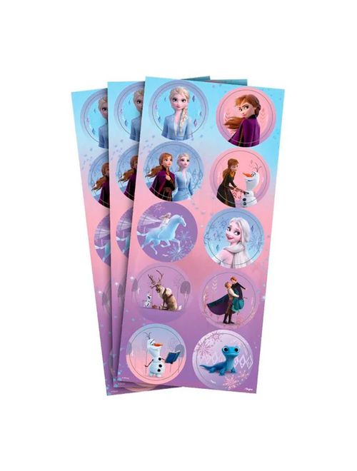 Frozen Adesivo Redondo c/30 - Regina