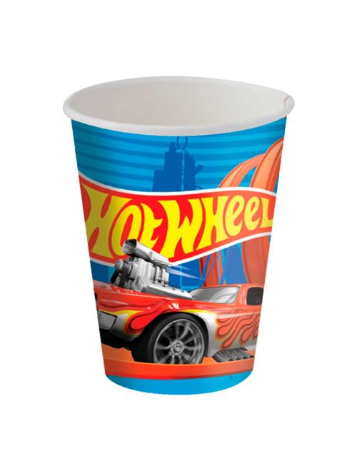 Hot Wheels Copo de Papel c/8 - Festcolor
