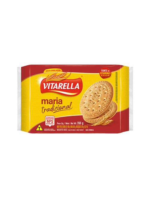Biscoito Doce Maria Tradicional 350g - Vitarella