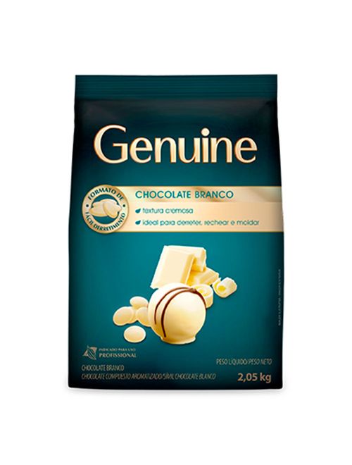 Gotas de Chocolate Branco Genuine 2,05kg - Cargill